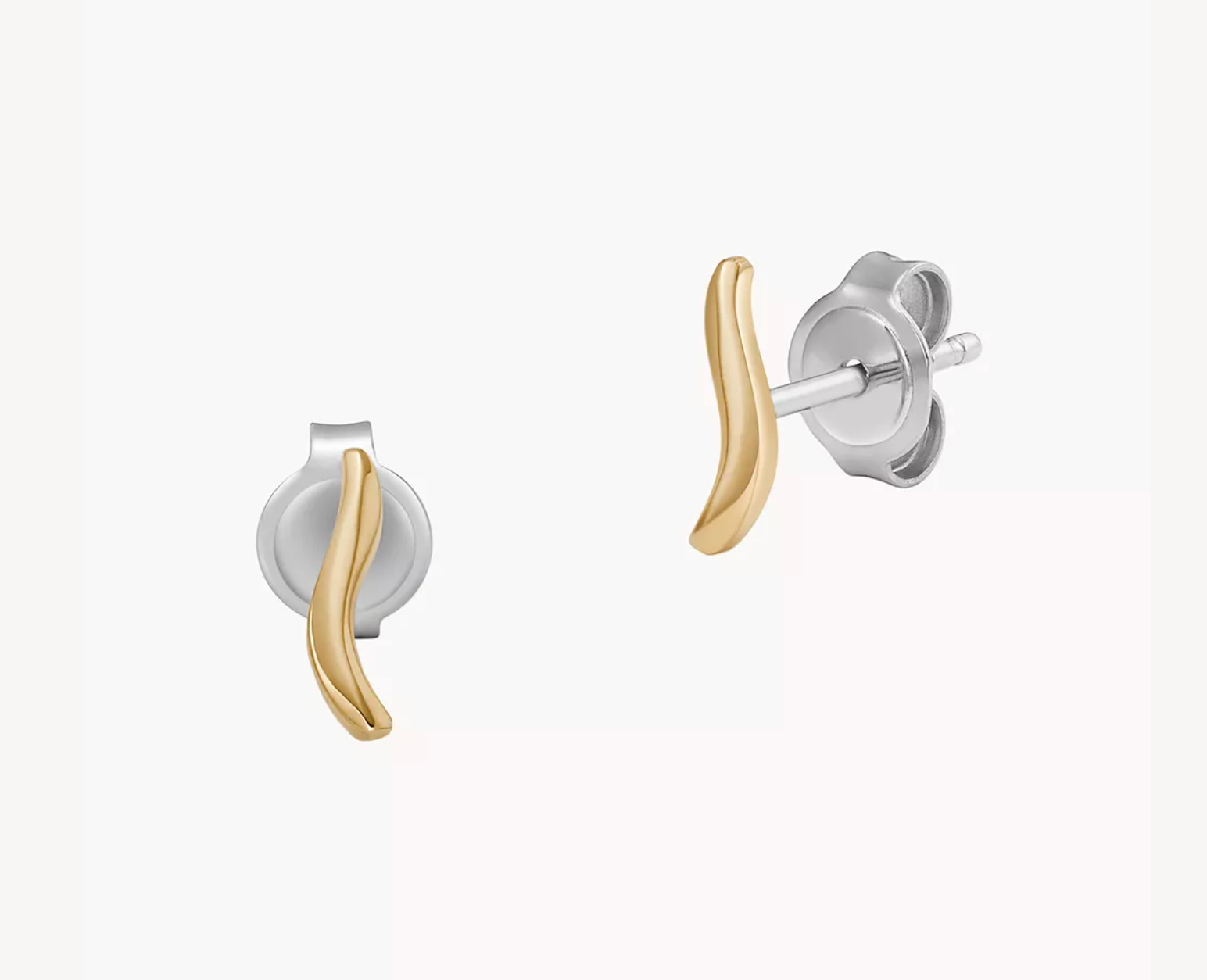 Skagen, Wavy Stud Earrings