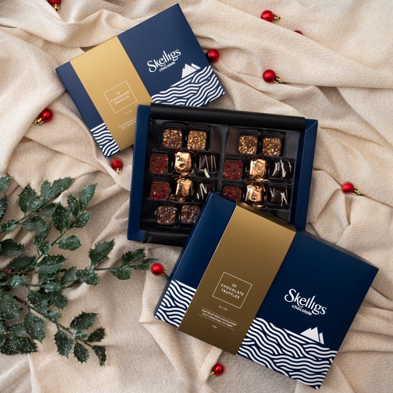 Skelligs Chocolate, 10 Chocolate Truffles Chritmas