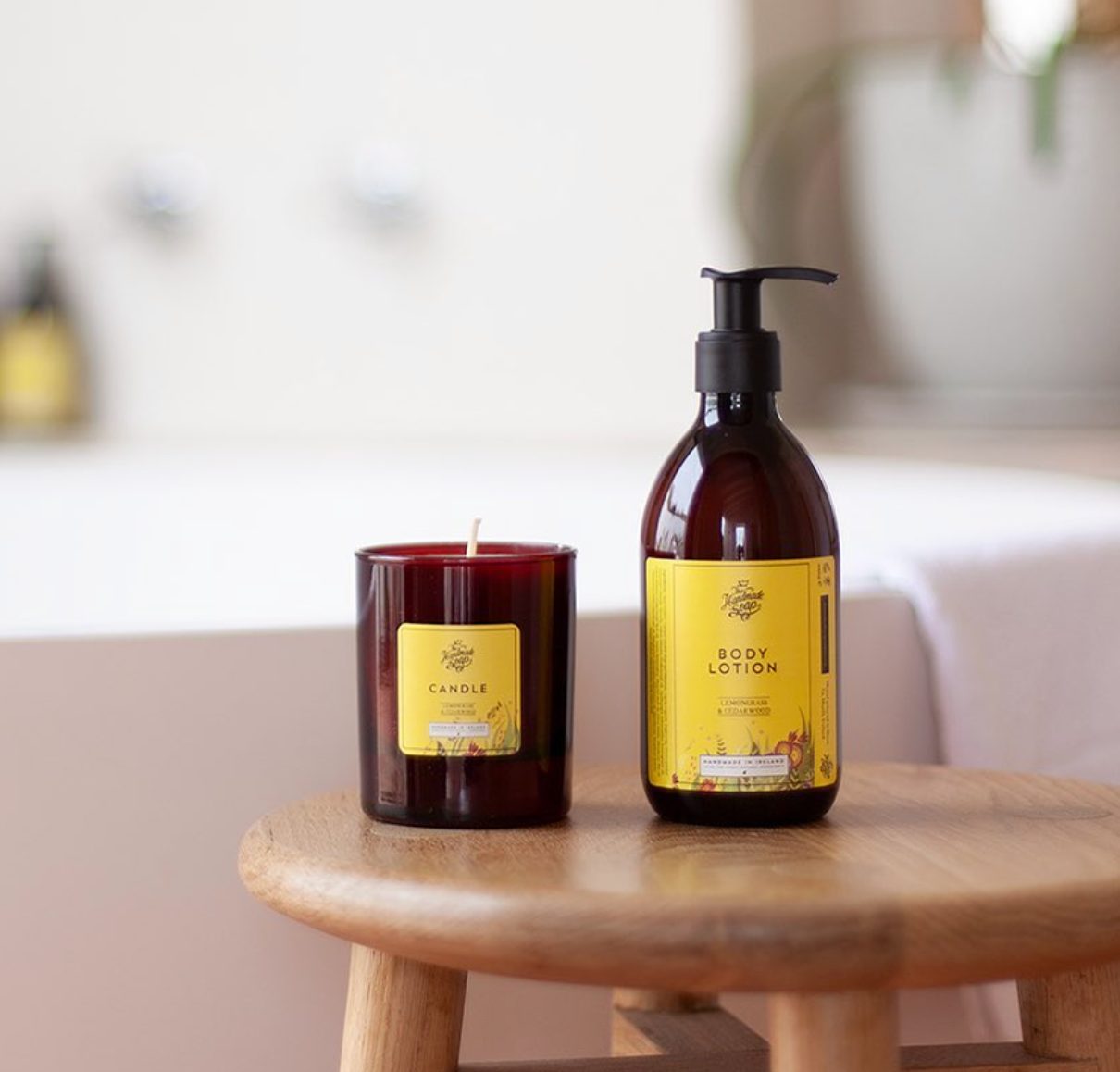 The Handmade Soap Company, Lemon & cedarwood body lotion
