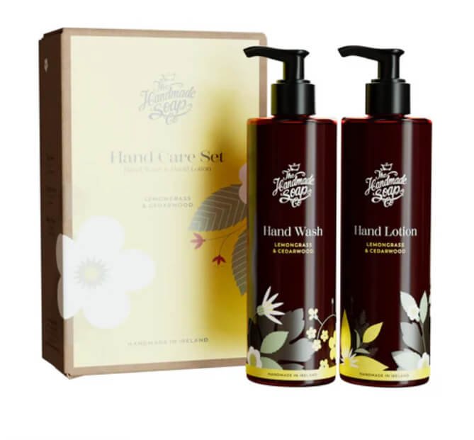 The Handmade Soap, Hand Wash & Hand Lotion Duo - Lemongrass & Cedarwood