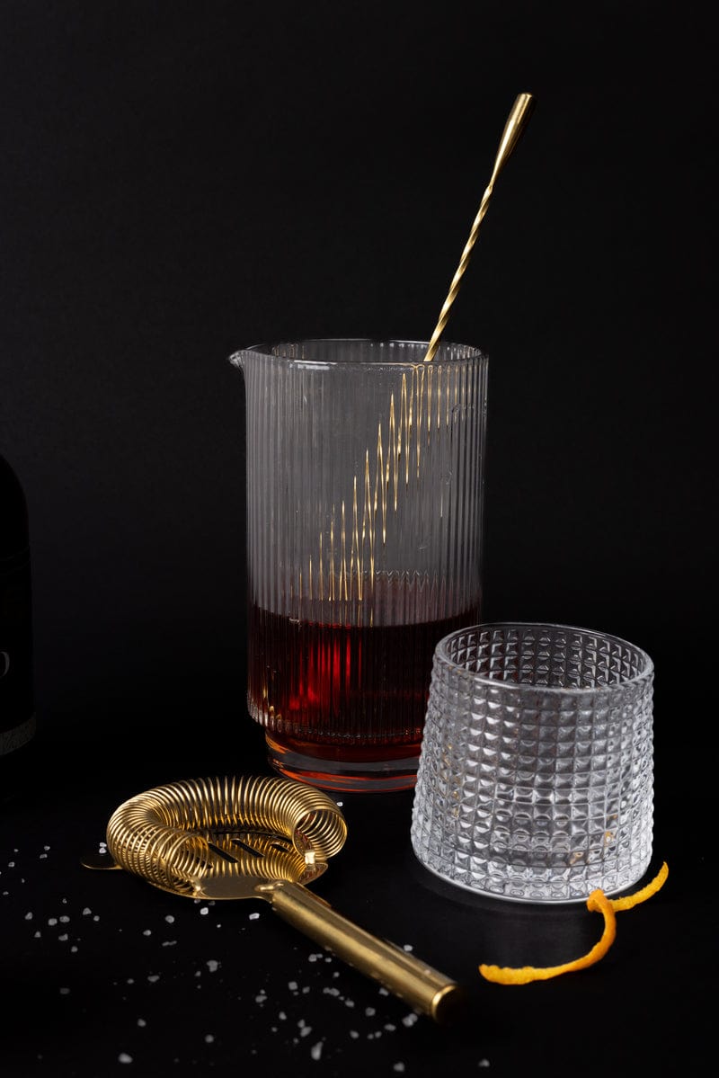 The Renley Bar Tool Set - Jigger, Strainer, Spoon and Beaker