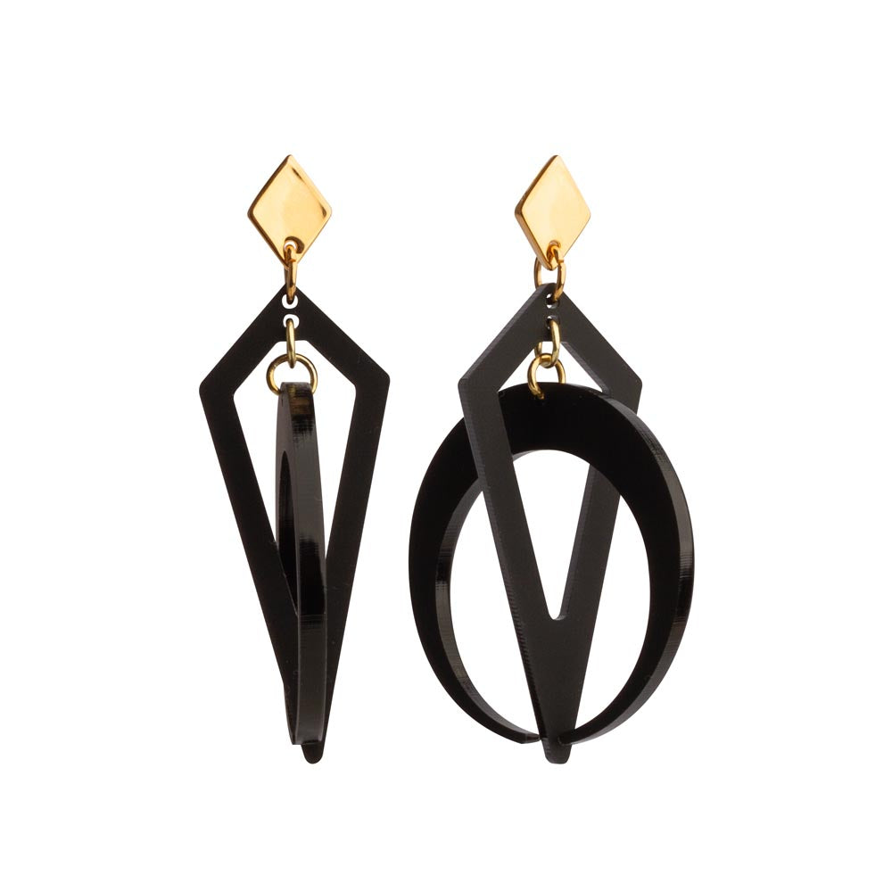 Toolally, Crescent Hoops (Black)