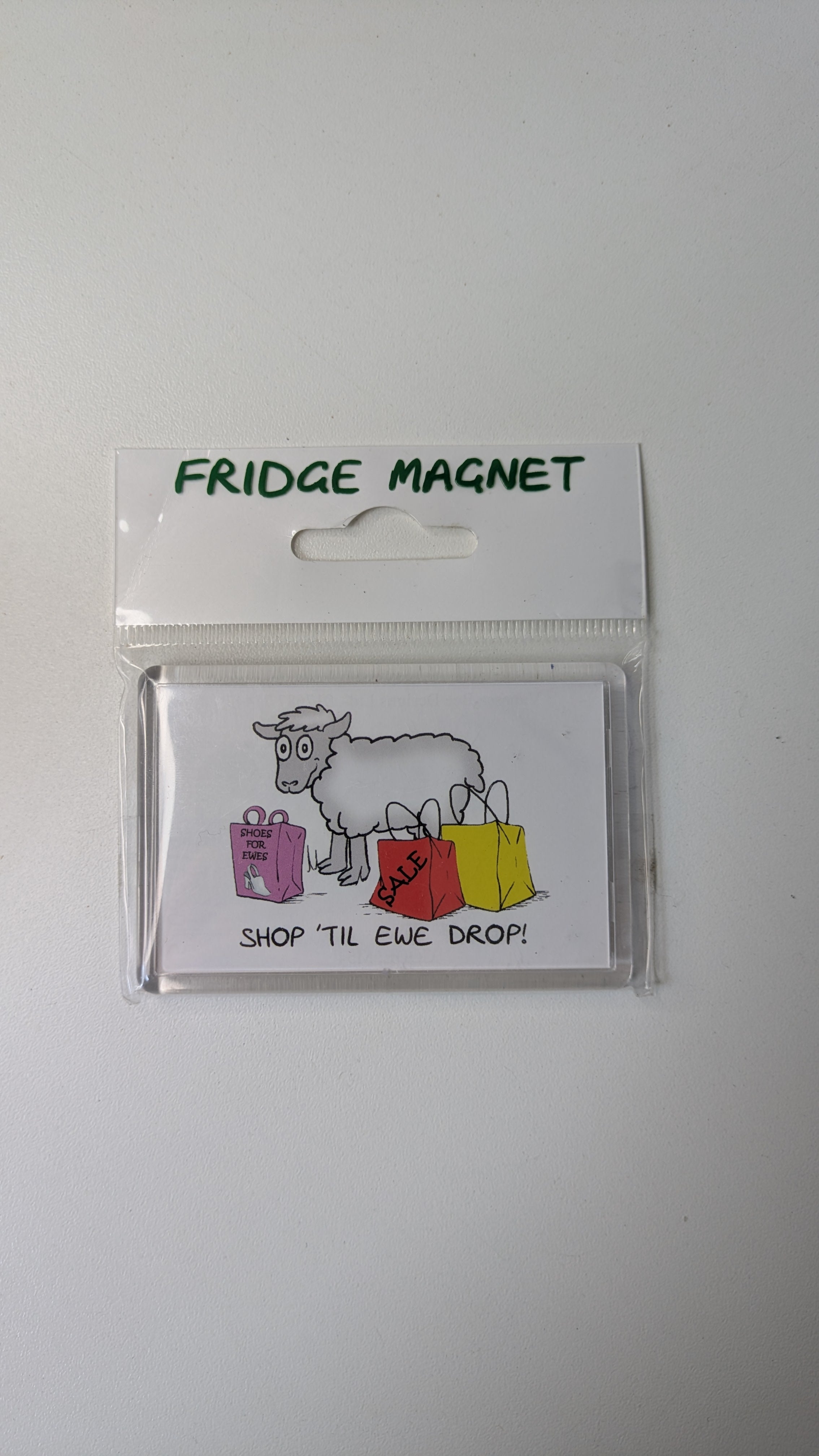 Vanessa Bee Designs, Shop 'til ewe drop! - Fridge Magnet