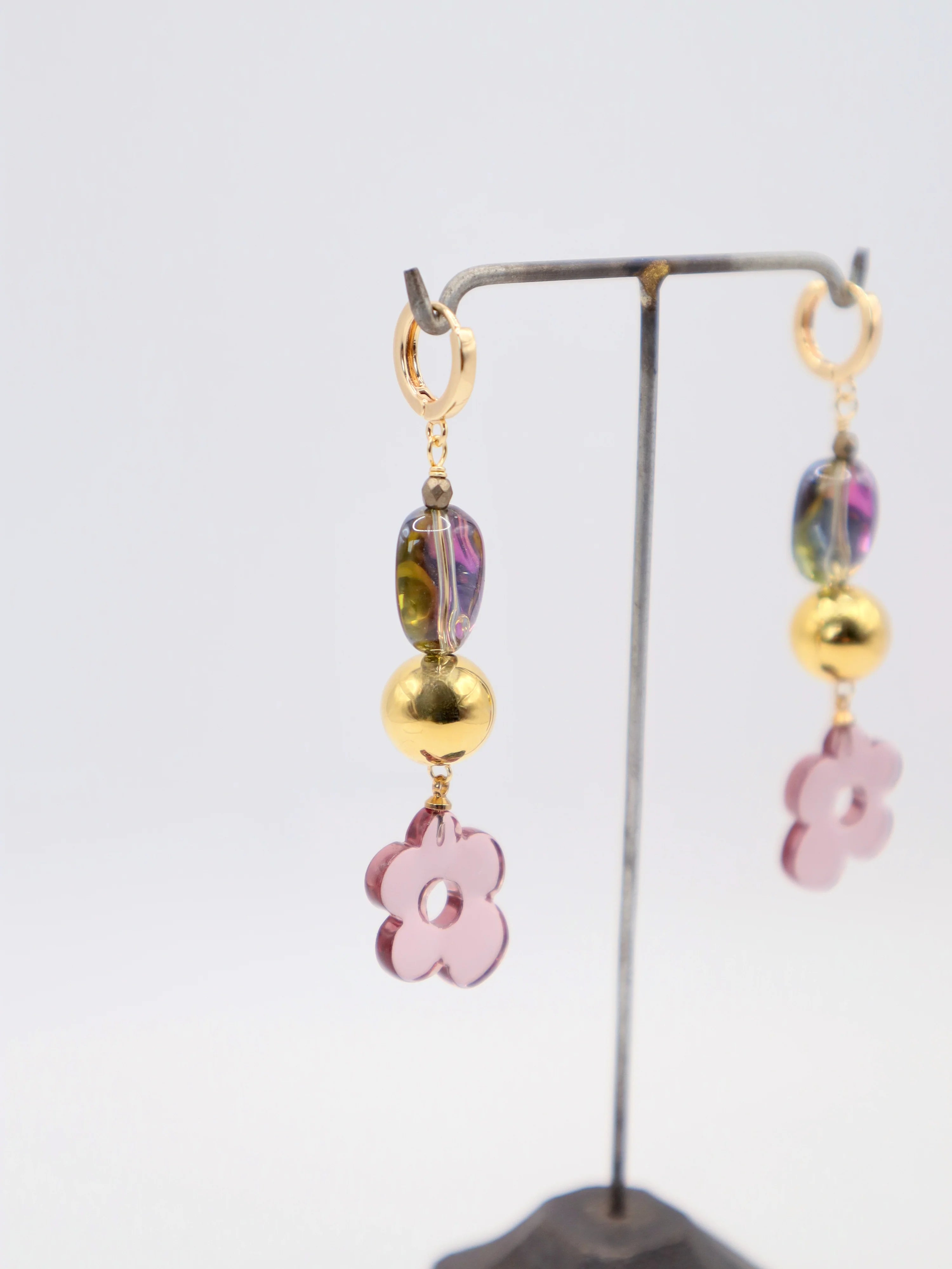 Vivien Walsh, Lexi Earrings Blush Pink 