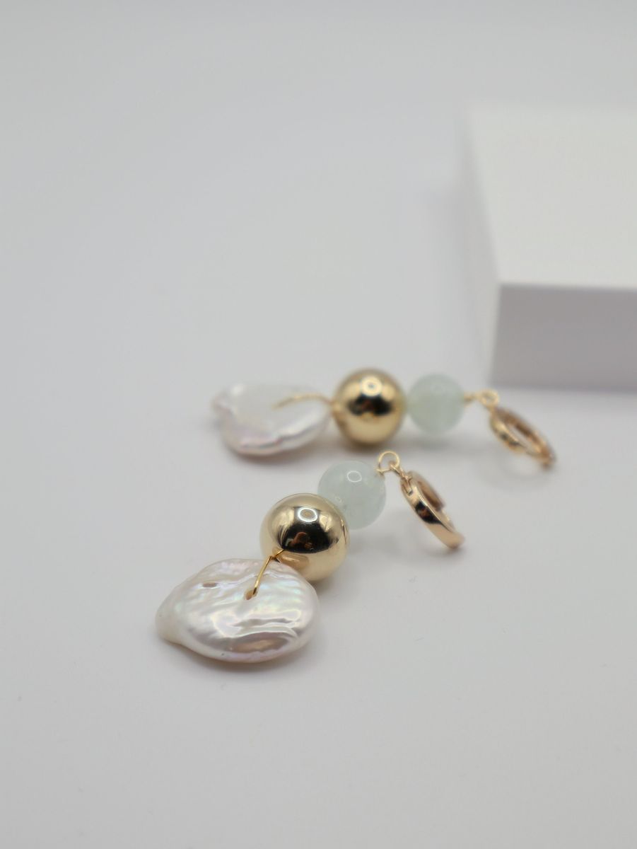 Vivien Walsh, Mika Earrings Gold
