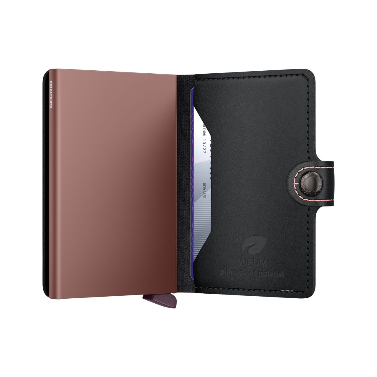 Secrid, Miniwallet MIRUM Plant-Based Black Rose Secrid