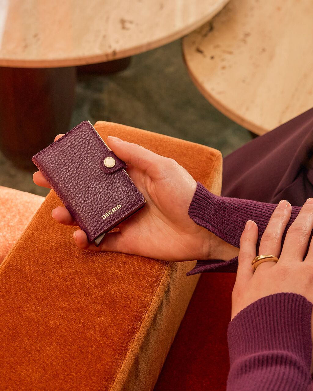 Secrid, Miniwallet Pebble Grape
