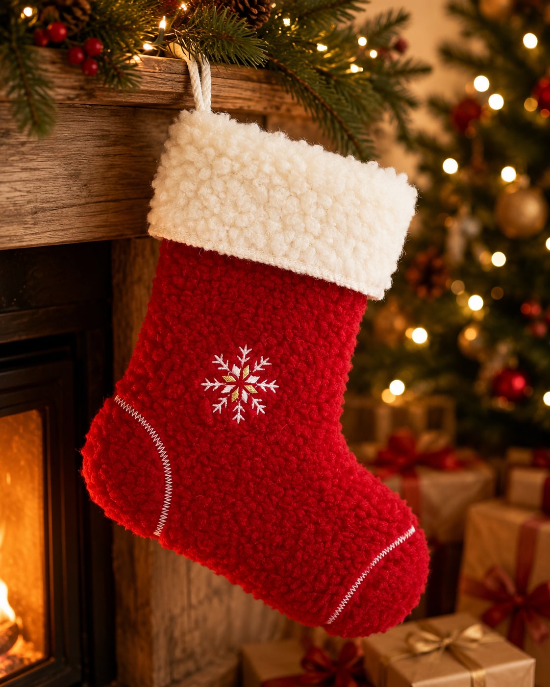 Yoko, Christmas Stockings Red