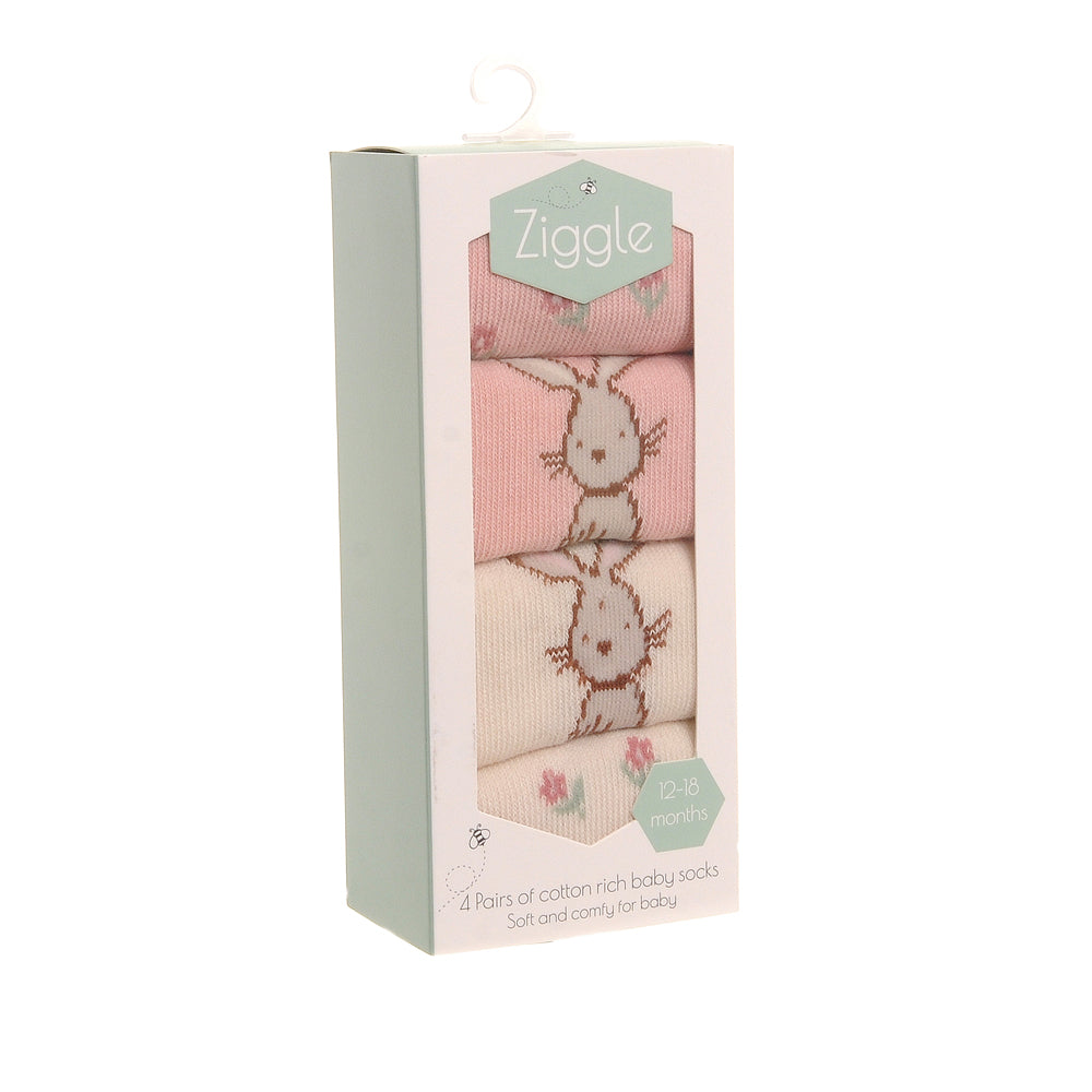 Ziggle, Bunnies Boxed Sock Set
