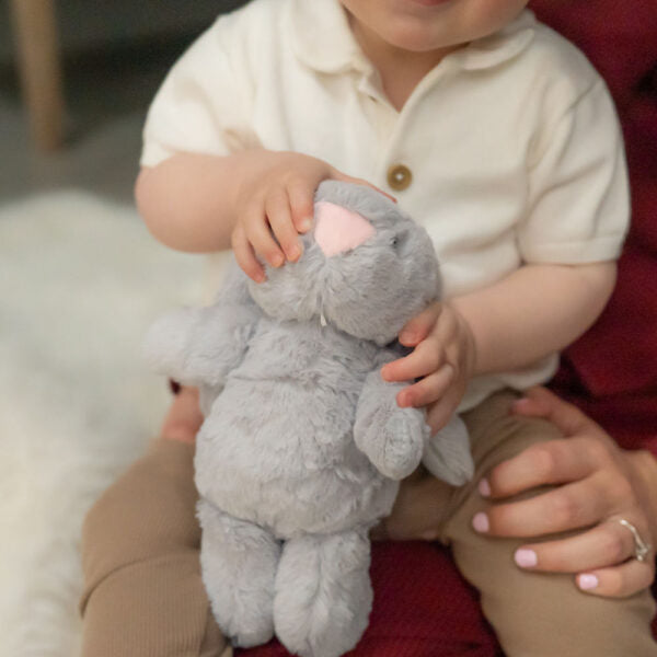Ziggle, Grey Bunny Plush Toy