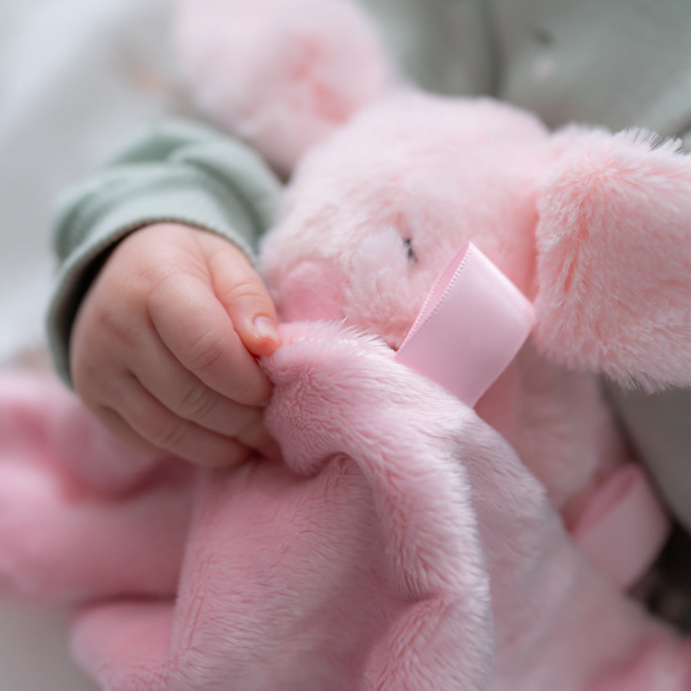 Ziggle, Pink Bunny Plush Comforter Blanket
