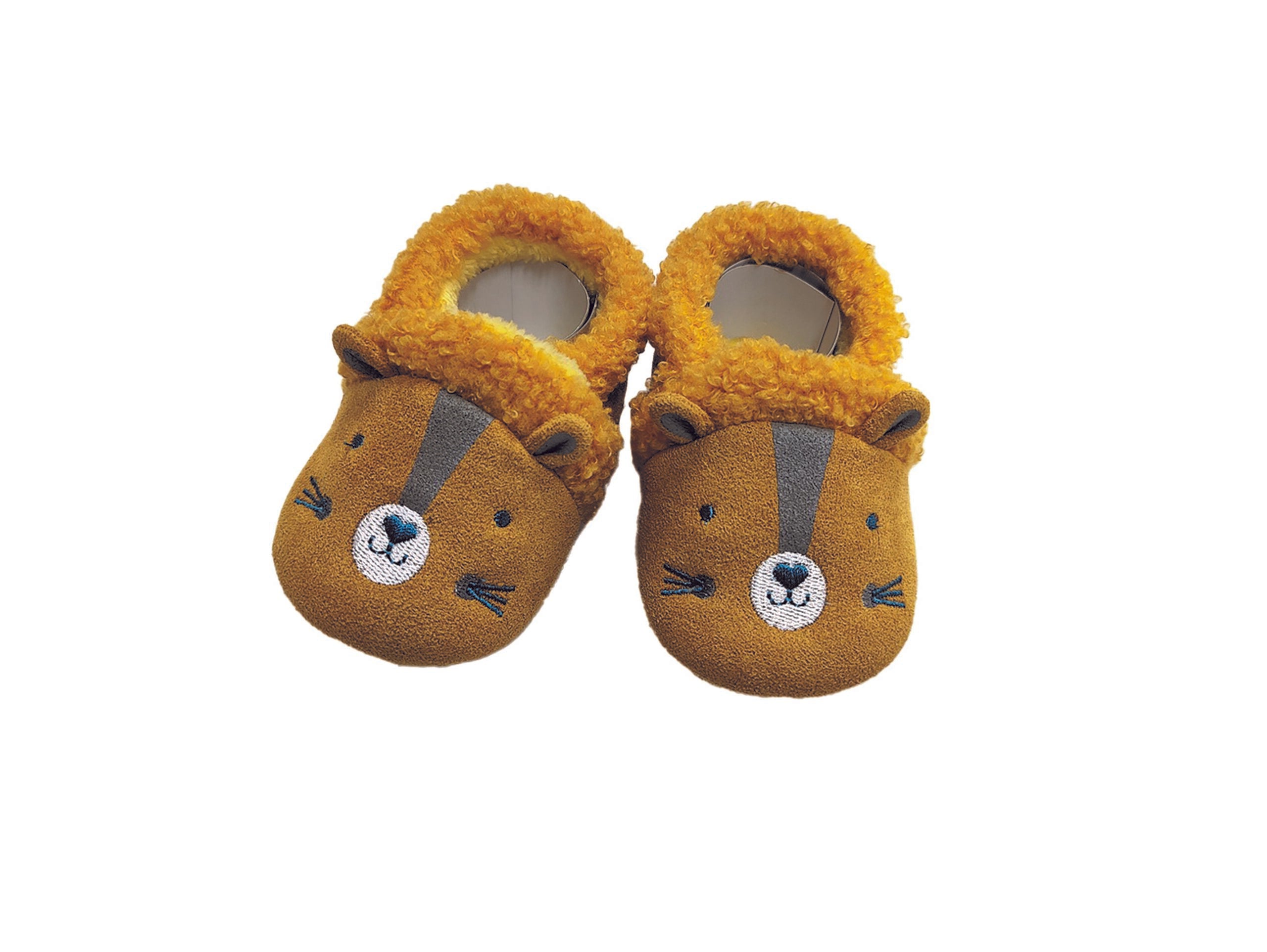 Ziggle, Savanna Animals Leopard Slippers (6-12 Months)