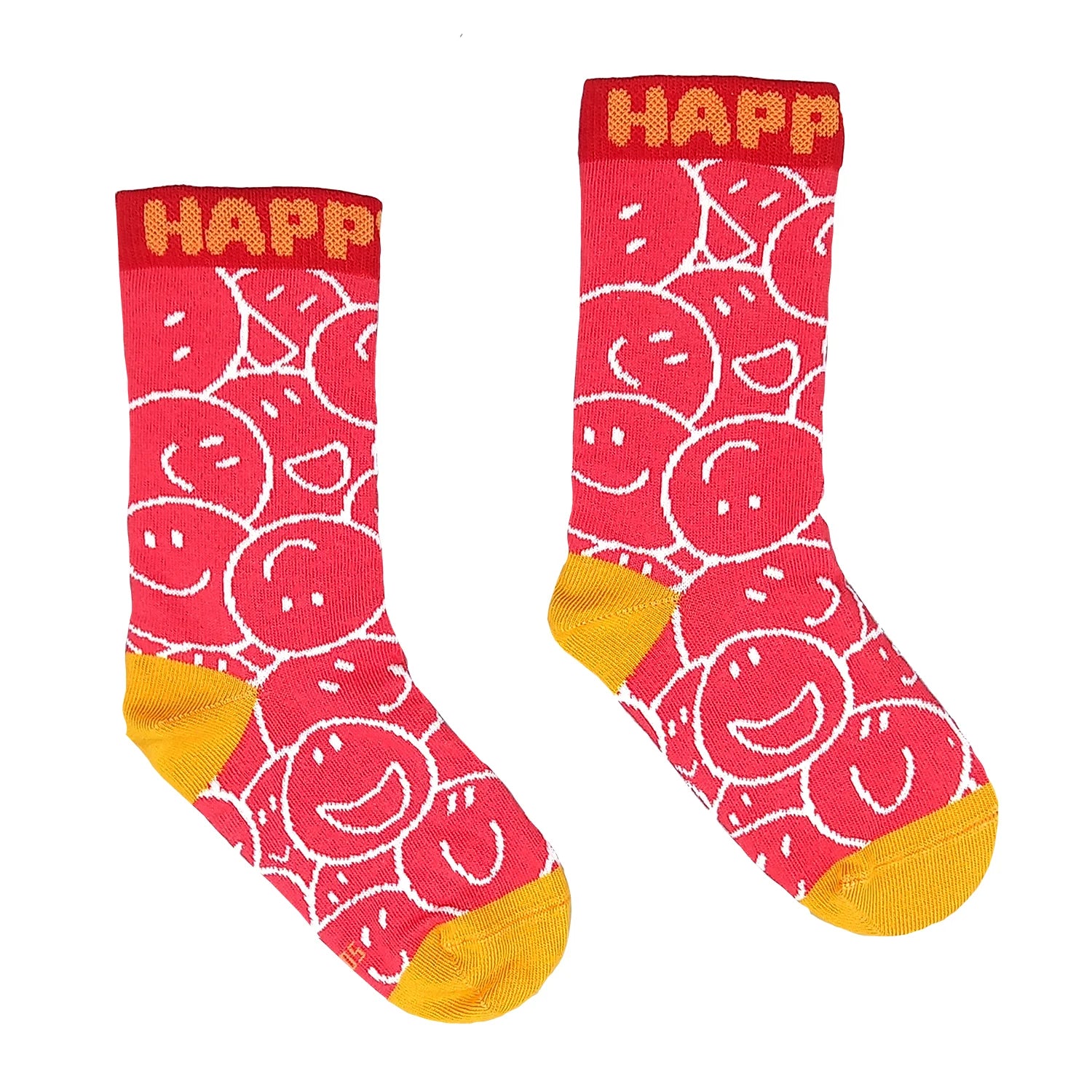 Irish Sock Society Kids , Happy Out Size ( 8.5-12)