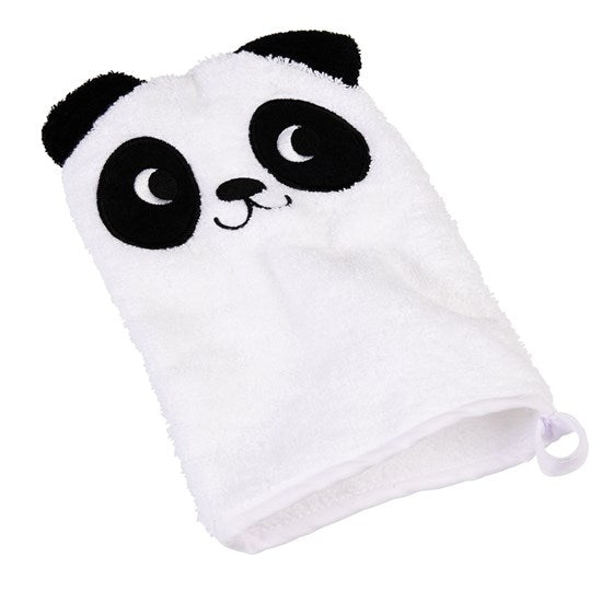Panda bath mitt
