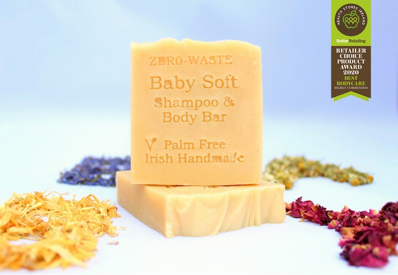 Palm Free Irish Soap, Baby Soft Shampoo Bar