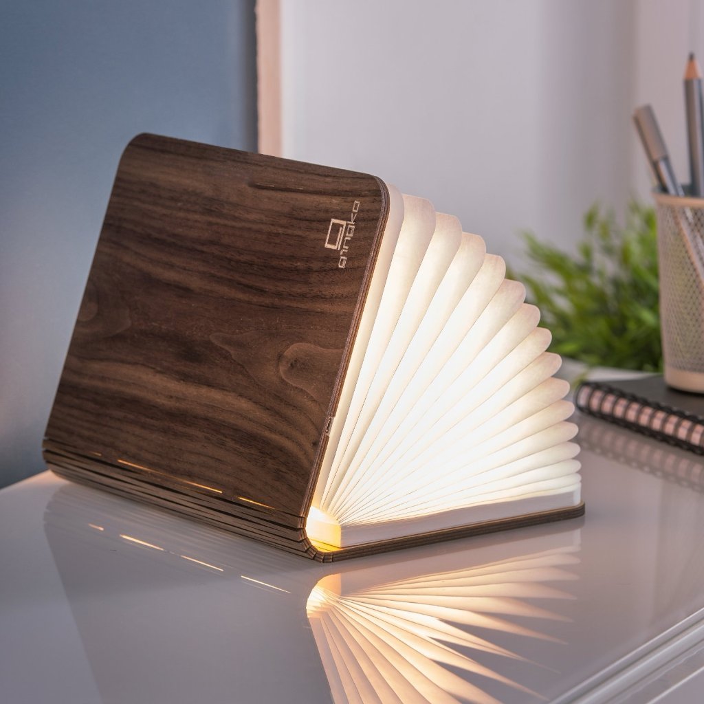 Gingko, Book Light Small - Walnut