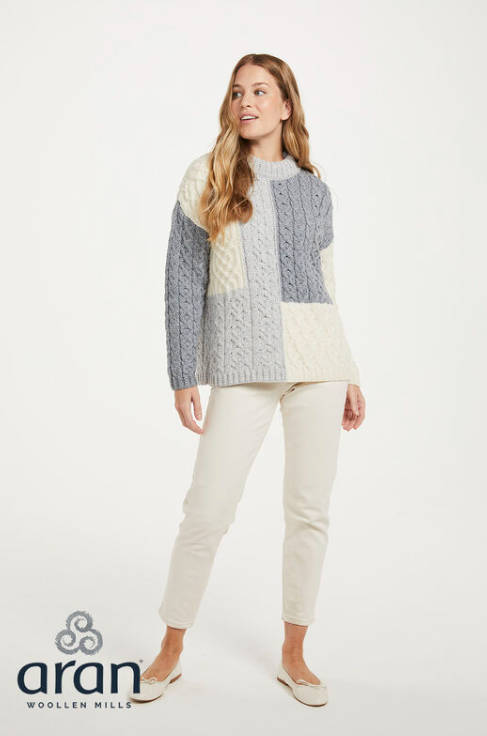 Medium SS Patchwork Sweater