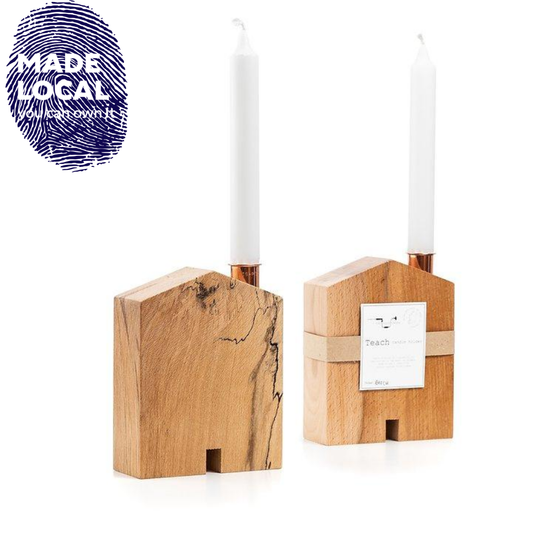 Teach Candle Holder - Small