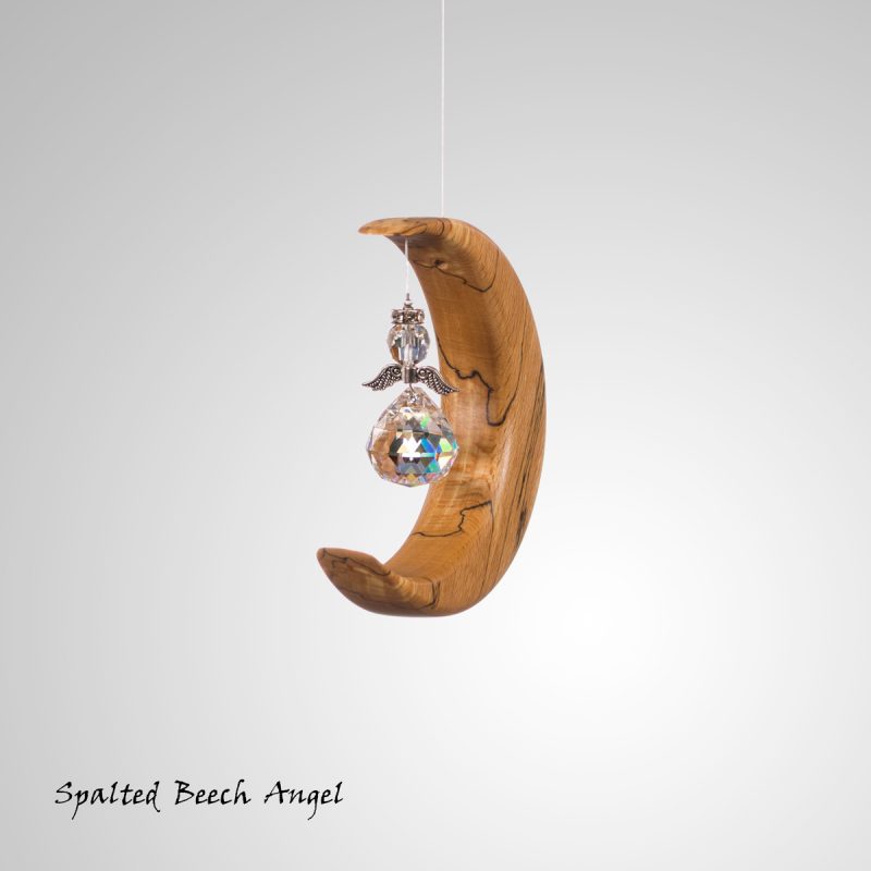 Artwood, Suncatcher Angel Spalted Beech - Small Artwood
